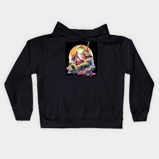 Frog Samurai Kids Hoodie